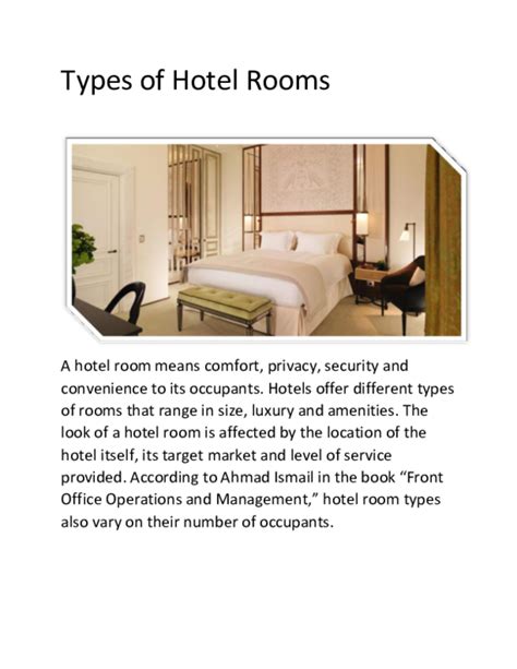 hotel room description example|description of hotels.